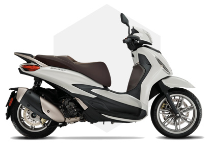 Piaggio New Beverly 300 Bianco Luna