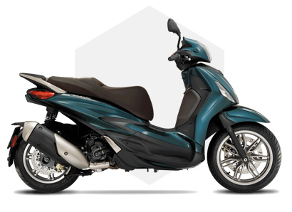 Piaggio New Beverly 300 Blue Oxygen