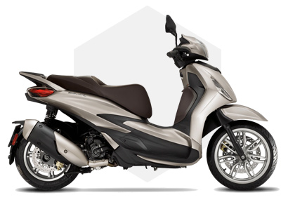 Piaggio New Beverly 300 Grigio Cloud