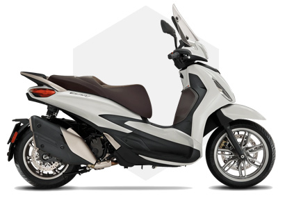 Piaggio New Beverly 400 Bianco Luna