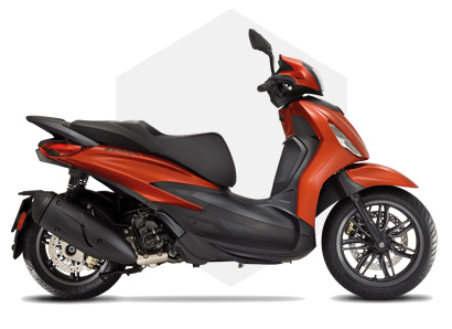Piaggio New Beverly 300 S Arancio Sunset