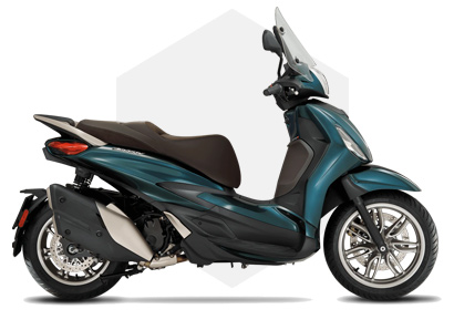 Piaggio New Beverly 400 Blu Oxygen