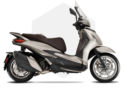 Piaggio New Beverly 400 Grigio Cloud