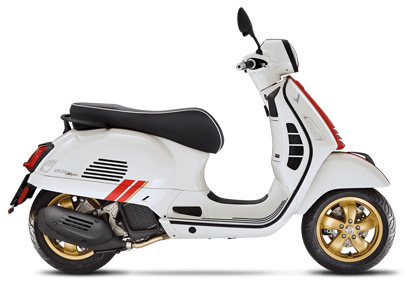 Vespa GTS Super Racing Sixties 125 HPE bianco racing