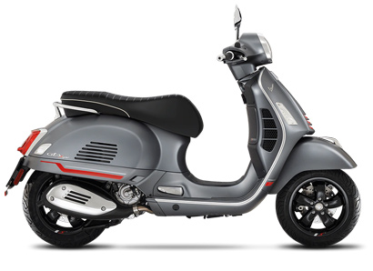 Vespa GTS Supersport 125 grigio travolgente
