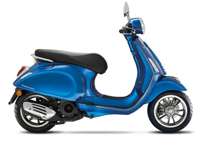 Vespa Primavera 50 S Blu Vivace Glossy