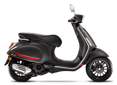 Vespa Sprint Sport 125 Nero Convinto Matt
