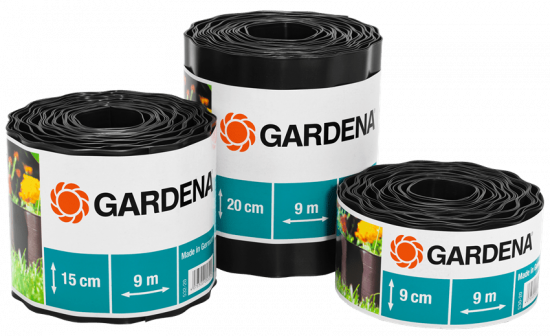 Gardena - Obruba záhonu (hnědá) 9cm výška/9m délka