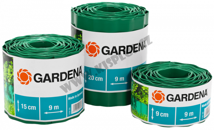 Gardena - Obruba trávníku (zelená) 15cm výška/ 9m délka