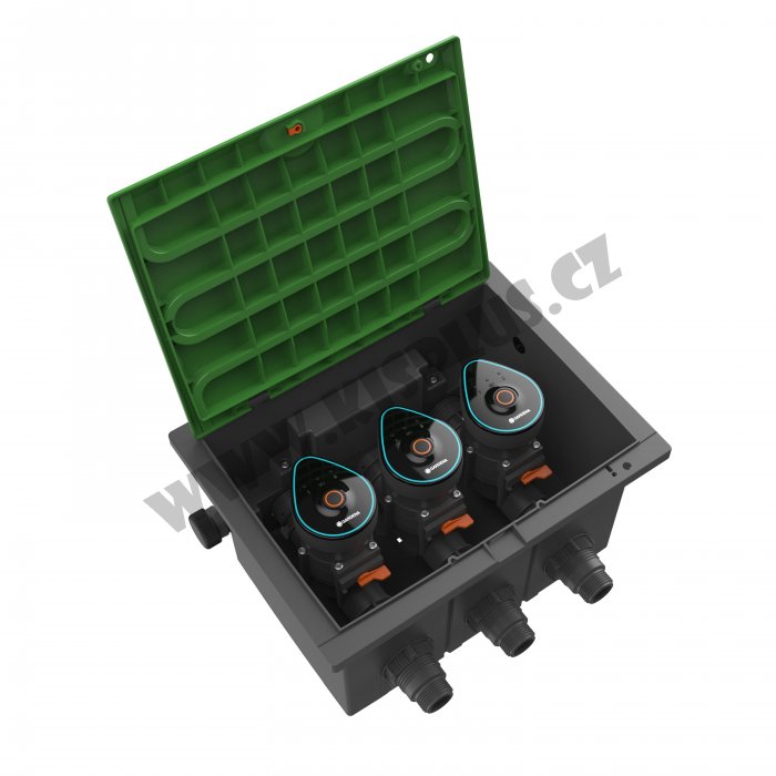 Gardena - Box na ventil + 3x9V Bluetooth - sada