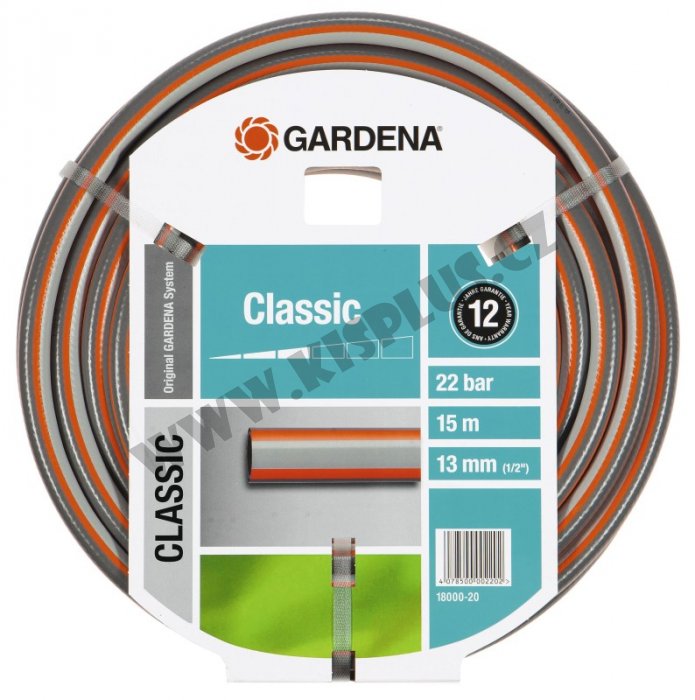 Gardena - Hadice Classic 1/2" 15m bez armatur