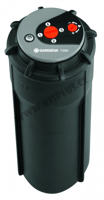Gardena - Turbínový výsuvný zadešťovač T380