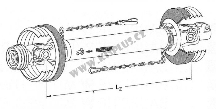 Walterscheid - Kardan W2500 SD25Z 1210  S4/S5 ***