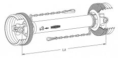 Walterscheid - Kardan W2400 SD25Z - 1210 1B/2A ***