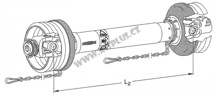 Walterscheid - Kardan W2500 SD25 860  S4/S5 ***