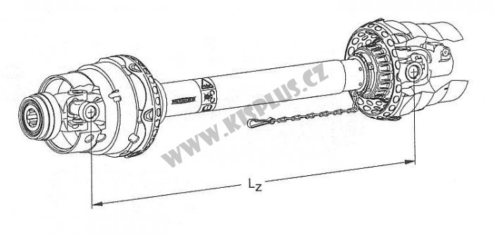 Walterscheid - kardan WWZ 2580 SDF25Z 1210 S4GA/S5  113174