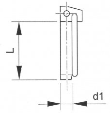 Walterscheid - Jistící kolík 12x46,5