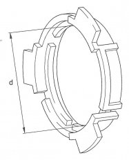 Walterscheid - Kluzný kroužek SD15