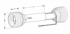 Walterscheid - Kryt Kompl. PG 20 1000mm