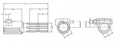 Walterscheid - Redukce  1 3/8" (21) na  1 3/8" (6)