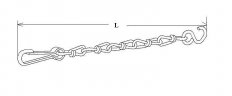 Walterscheid - Zajišťovací řetízek 600mm