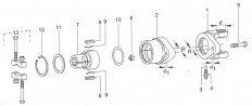 Walterscheid - Vidlice spojky KB61/20 2500