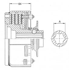 Walterscheid - Spojka EK92/4  1 3/8" (21)