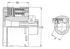 Walterscheid - Spojka EK96/4  1 3/4" (6) (150dNm)