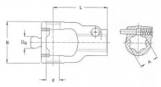 Walterscheid - Vidlice AG 2580  1 3/8" (6)