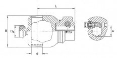 Walterscheid - Vidlice AGCC P480  1 3/8" (6)