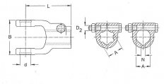 Walterscheid - Vidlice AHKF 2400  1 3/4" (6)