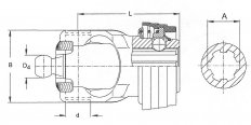 Walterscheid - Vidlice ASGE 2480  1 3/8" (6)