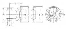 Walterscheid - Vidlice FG 2400  D120