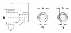 Walterscheid - Vidlice NG 2400 ZNP1 3/8-21