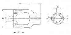 Walterscheid - Vidlice NG 2580  35H8