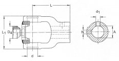 Walterscheid - Vidlice NG P580  35H8