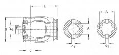 Walterscheid - Vidlice RG P580  S5