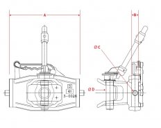 Walterscheid - Závěs s čepem KU5410/335